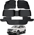 All Weather Rubber Car Floor Mats for 2011-2014 Ford Explorer