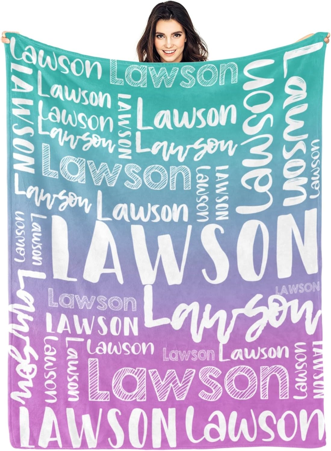 Personalized Blankets with Name for All Ages - Custom Gifts