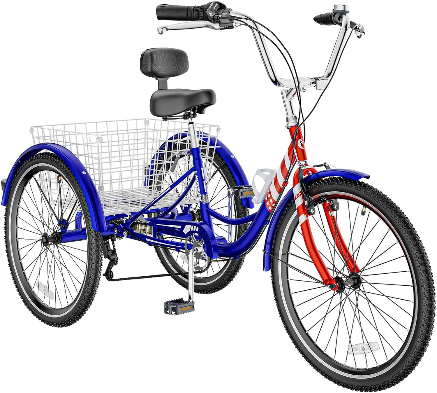 MOONCOOL Adult Tricycles 3 Wheel 7 Speed Trikes for Comfort