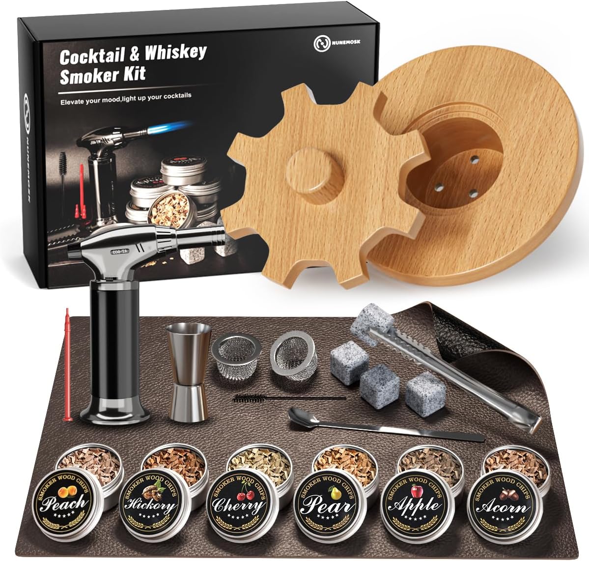Bourbon Smoker Kit - Infuse 6 Flavors! 