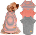 Dog Sweater 3Pack Lightweight Stretchy Fleece Pullover - Cozy Fit