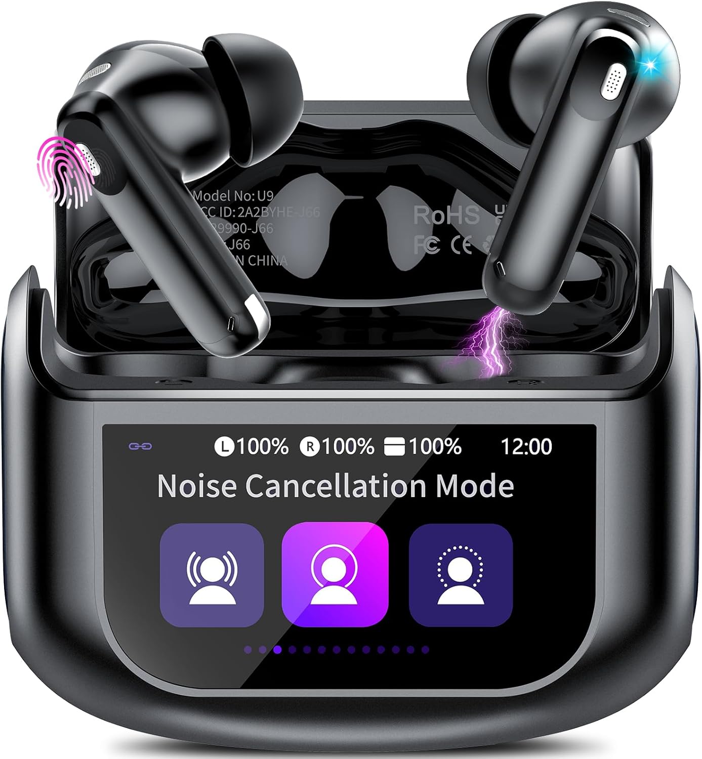 Wireless Earbuds with ANC and 48H Playback for Music Lovers