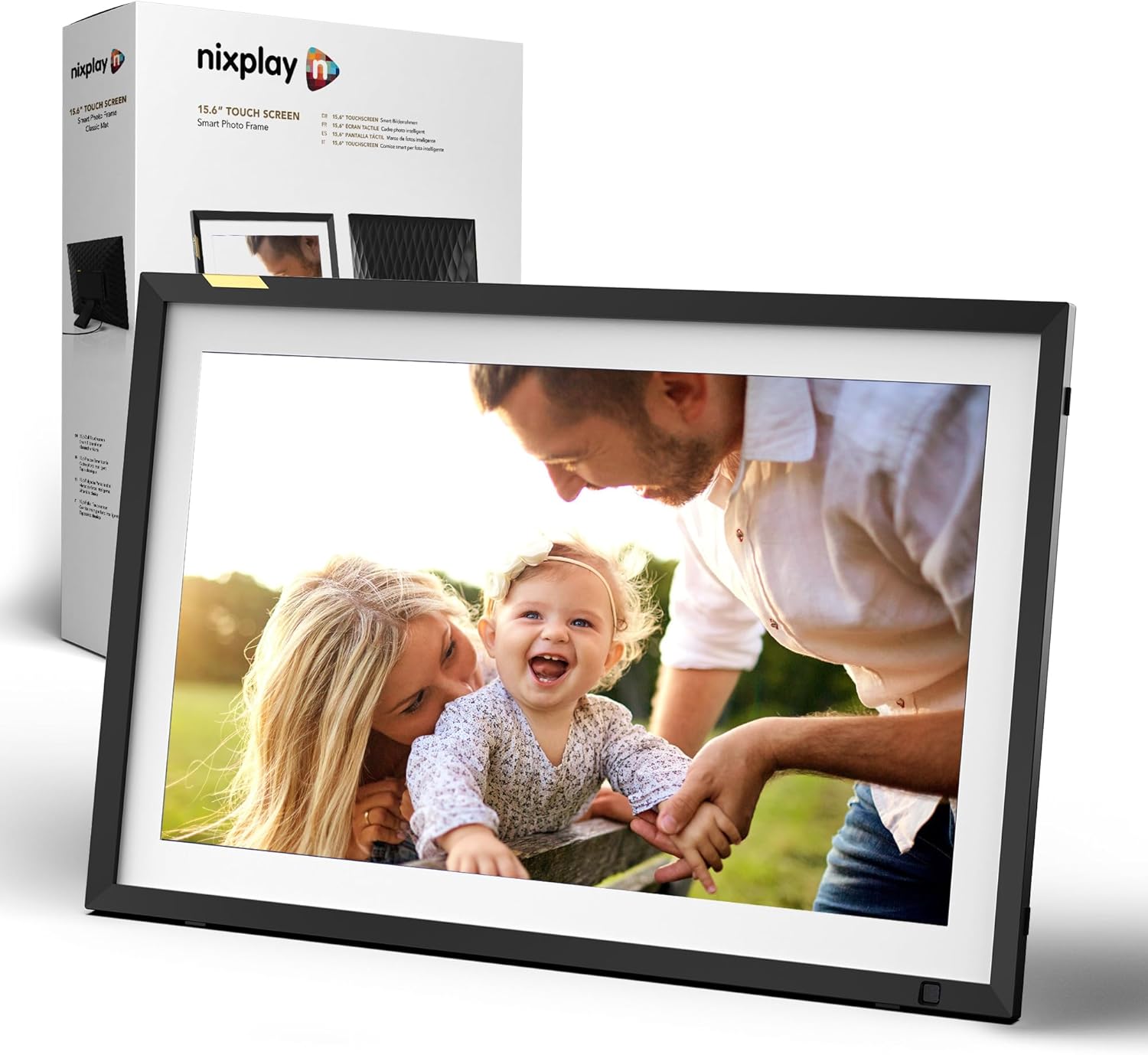 Nixplay Digital Touch Screen Picture Frame - 15.6 in WiFi