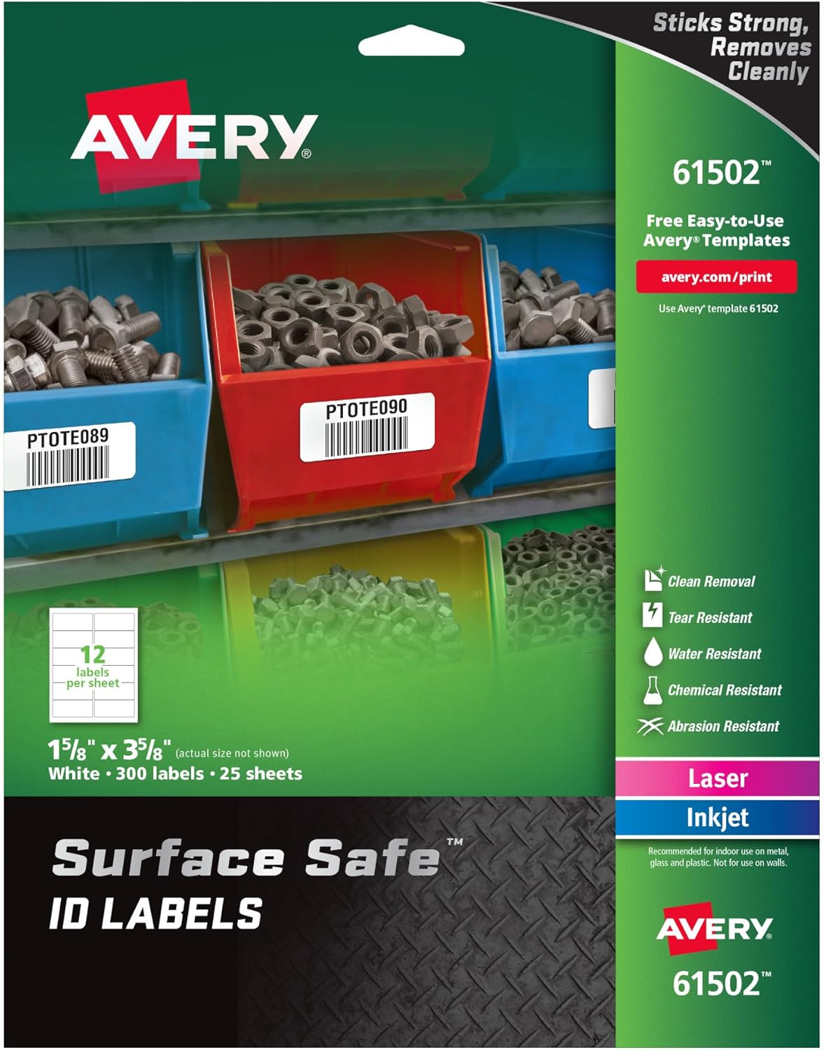 Avery Durable Labels for Secure and Clean Labeling Solutions