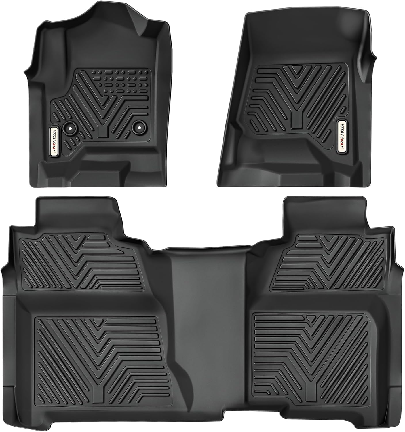 YITAMOTOR Floor Mats for 2014-2019 Chevy Silverado & GMC Sierra