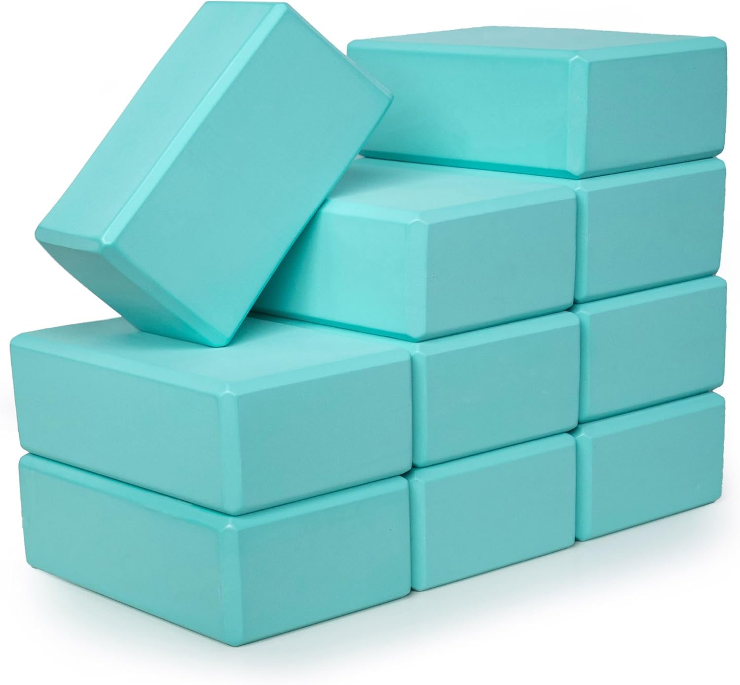 Hello Fit 3 Yoga Blocks - Firm Support for Pilates & Stretching