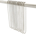 Shower Curtain Hooks Long Size 27in/70cm - Smooth Glide Spa Look