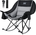 Oversized Rocking Camping Chair for Adults - 400 lb Heavy Duty