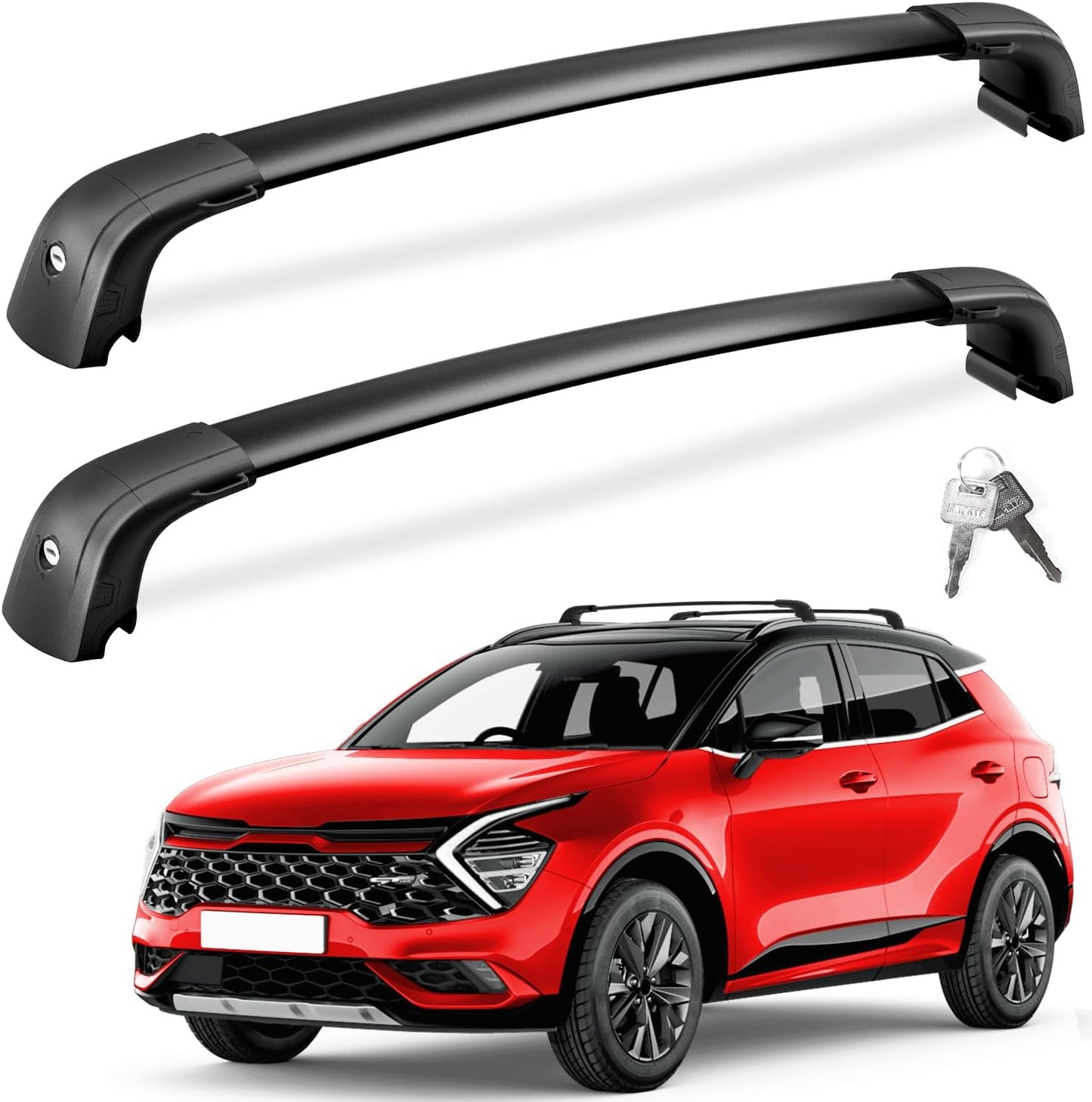 FengYu Lockable Roof Rack Cross Bars for Kia Sportage 2016-2025