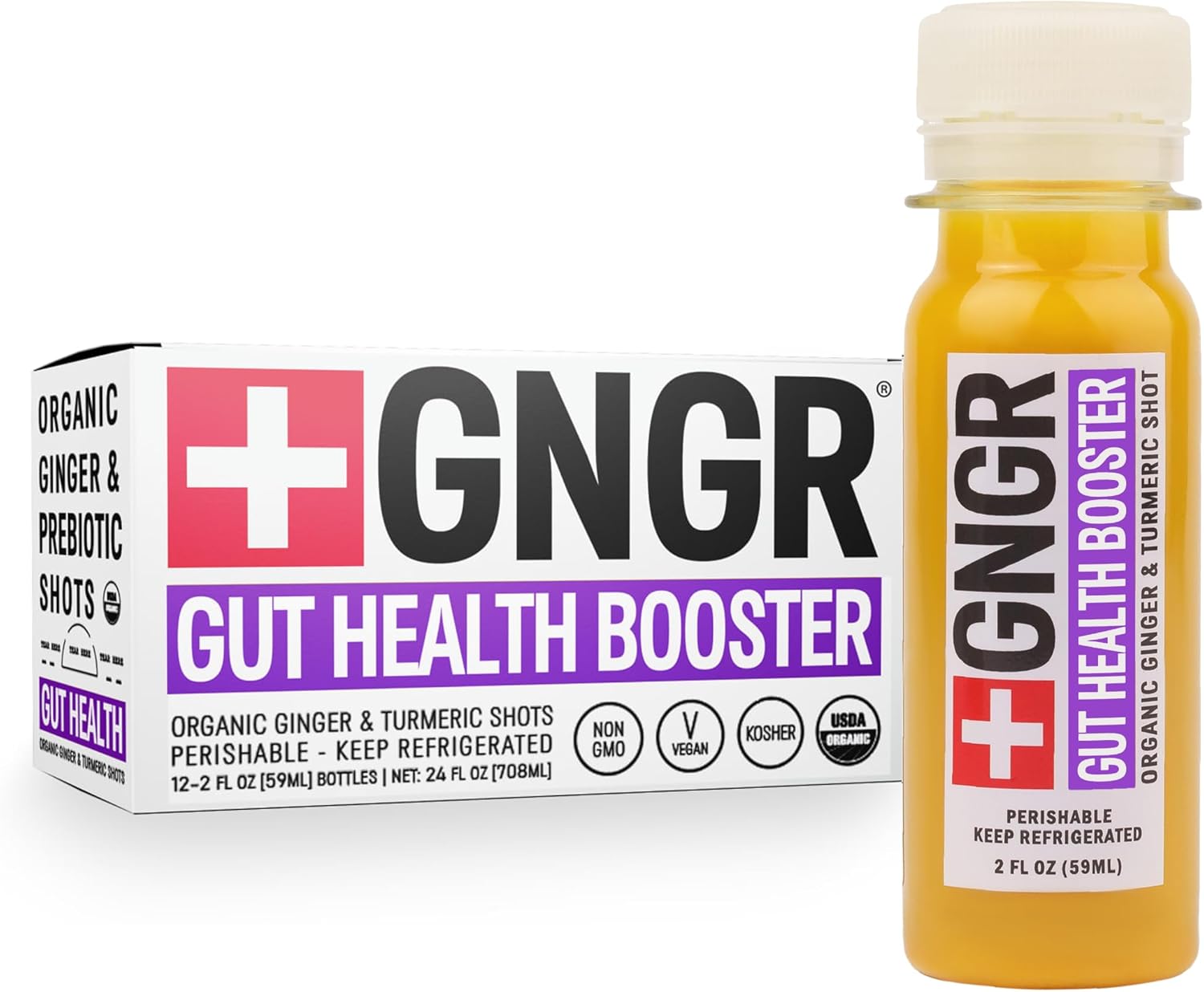 GNGR Gut Health Booster - Probiotic & Prebiotic for Wellness