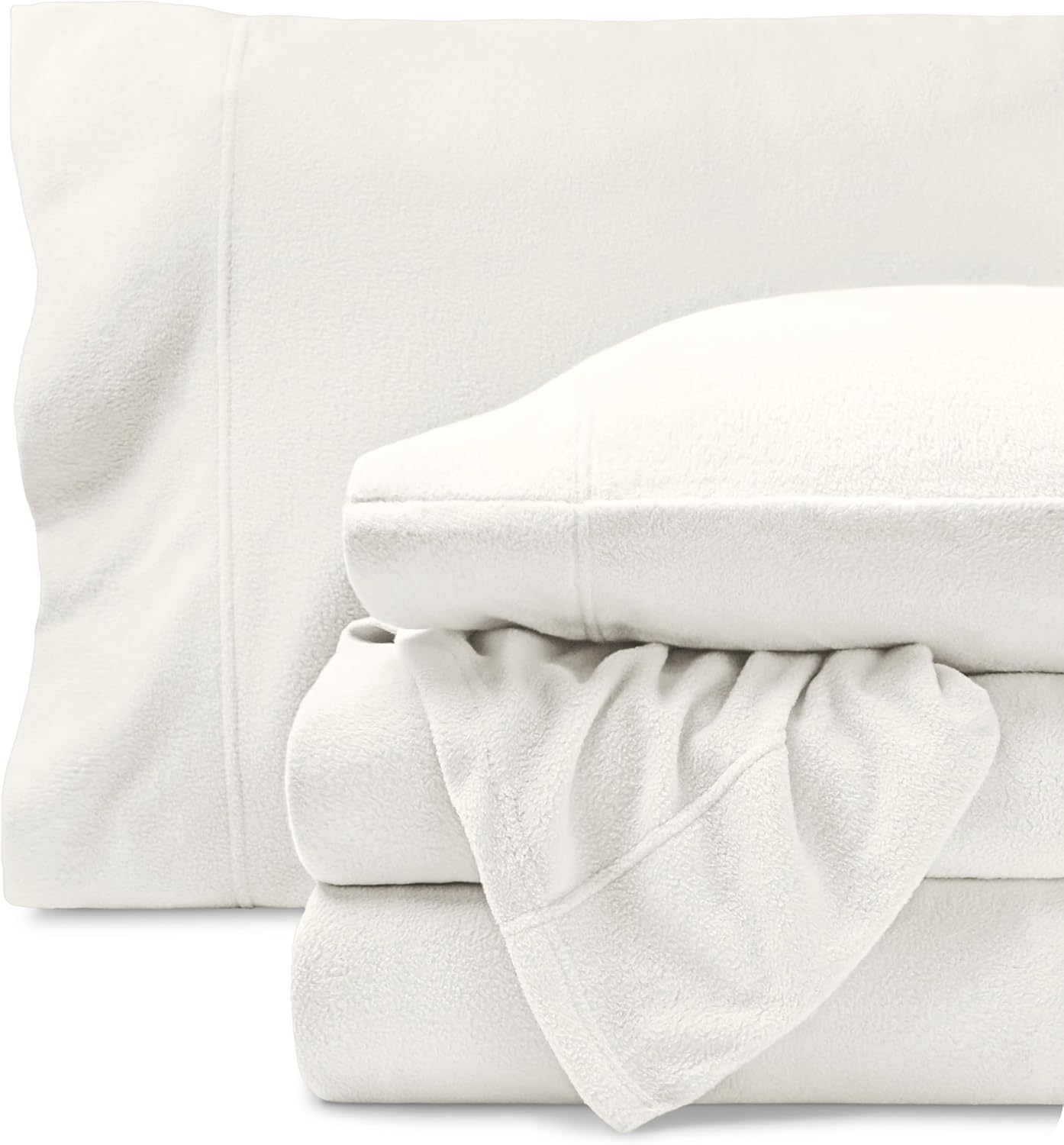 Bare Home Super Soft Fleece Sheet Set for Cozy All Season Comfort
