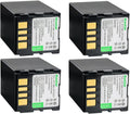 Kastar BN-VF733 Battery 4-Pack Replacement for JVC Camcorders - Long