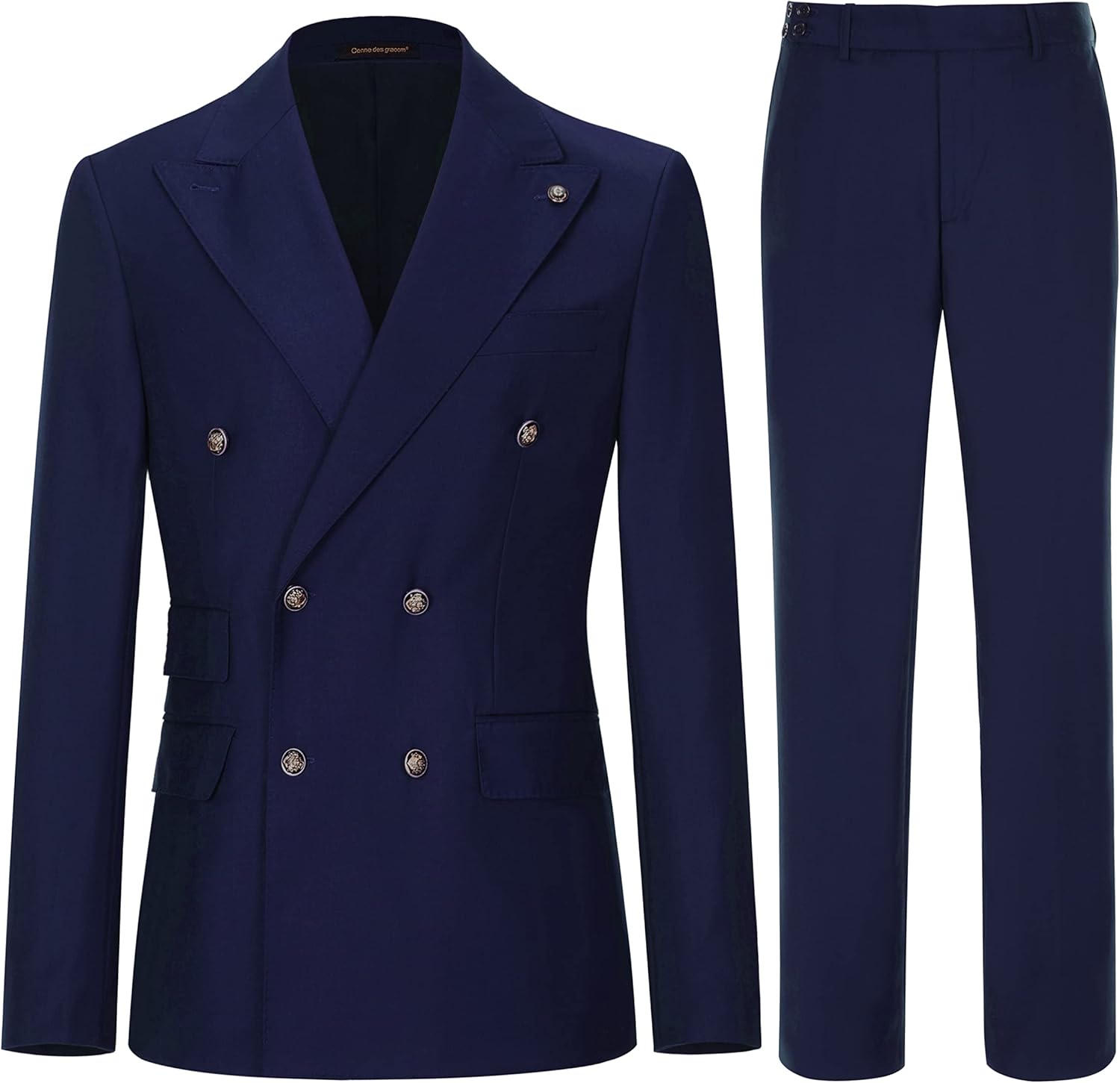 Men's Slim Fit 2 Piece Suit for Business and Weddings