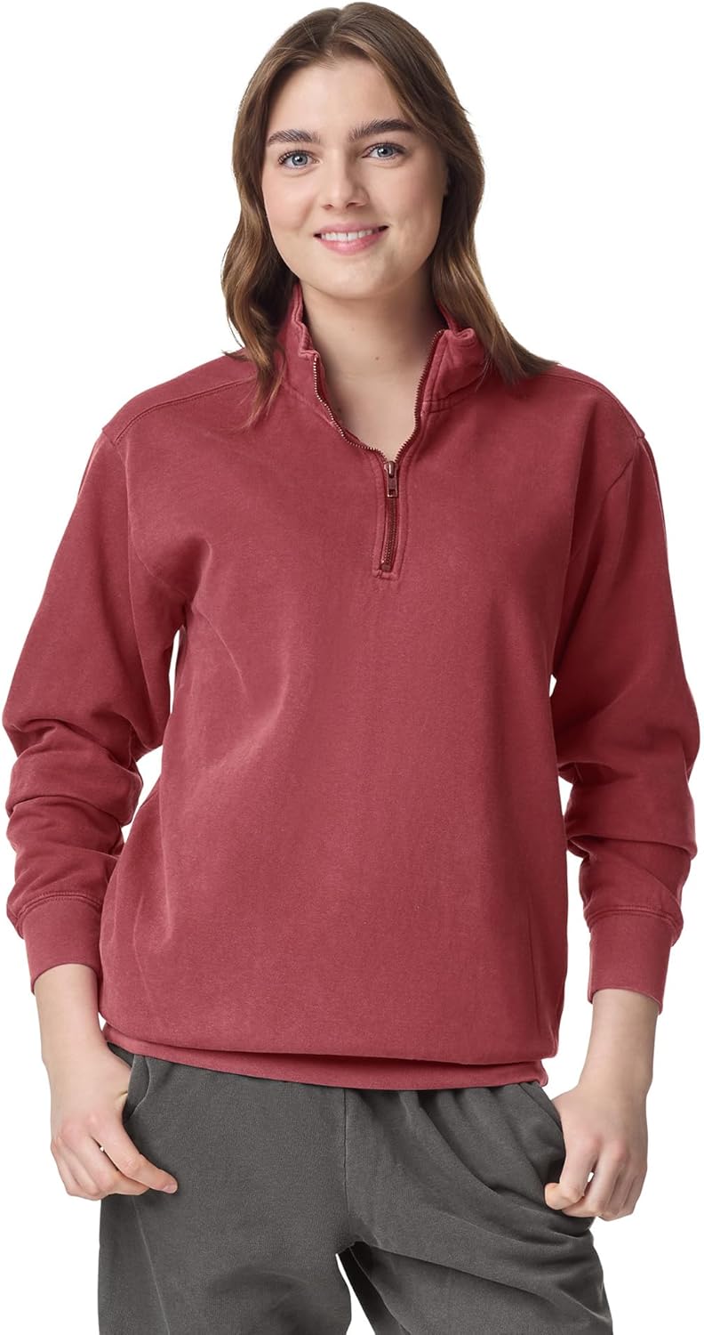 Comfort Colors Adult 1/4 Zip Sweatshirt for Ultimate Comfort