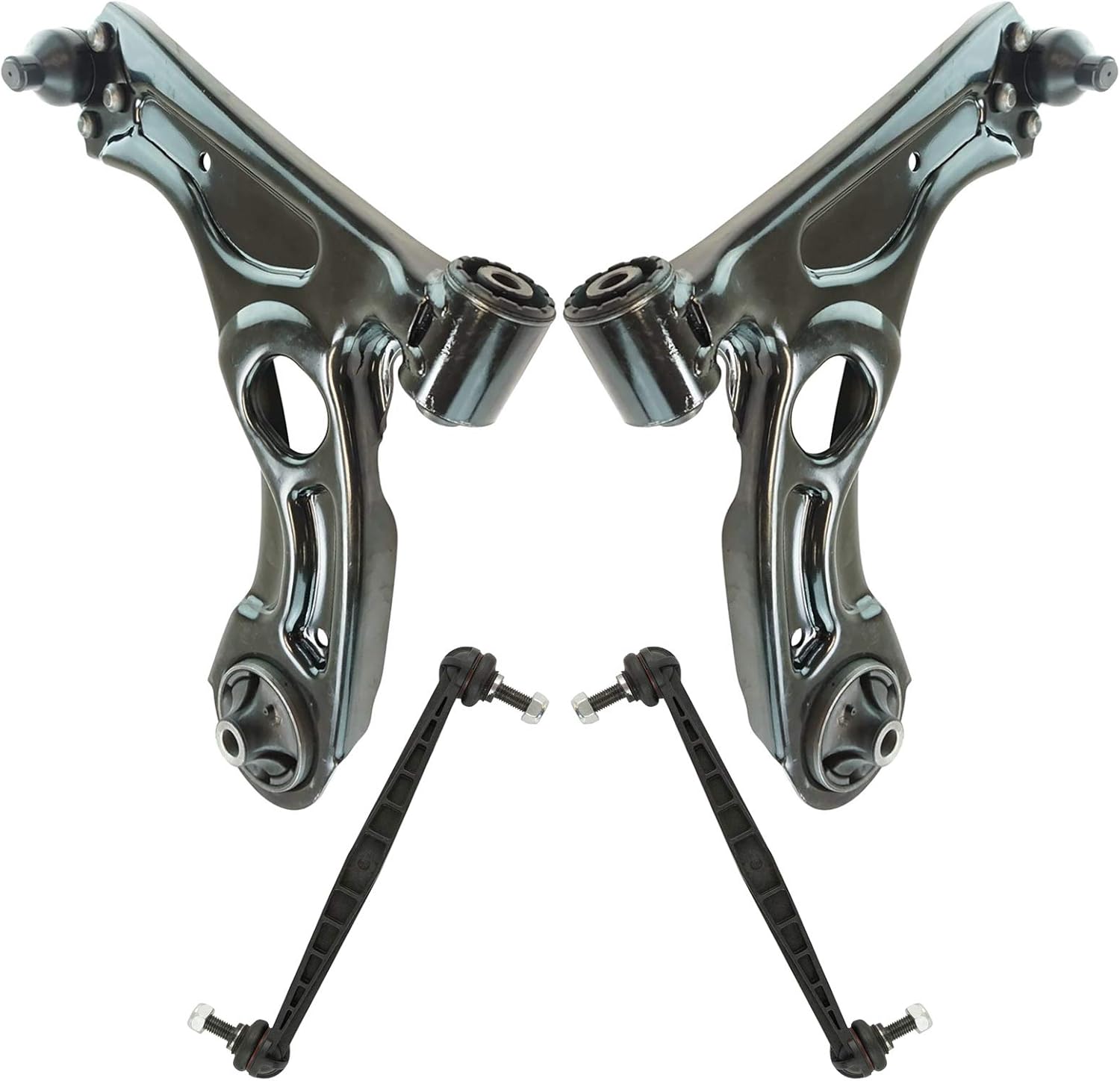 TRQ Front Suspension Kit Control Arm with Ball Joint for Sonic