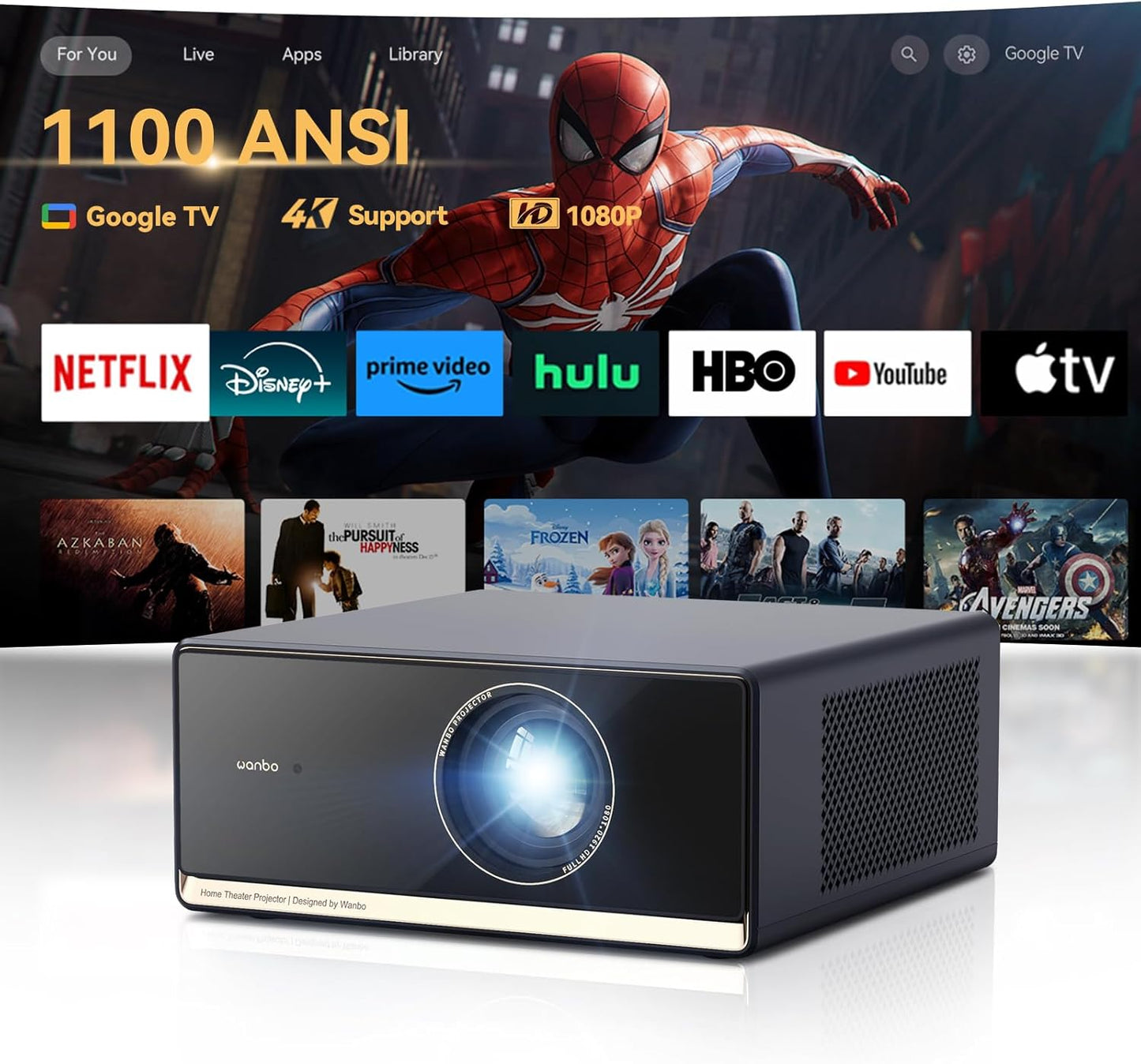 Wanbo X5 Pro 4K Projector: Brilliant Picture Quality