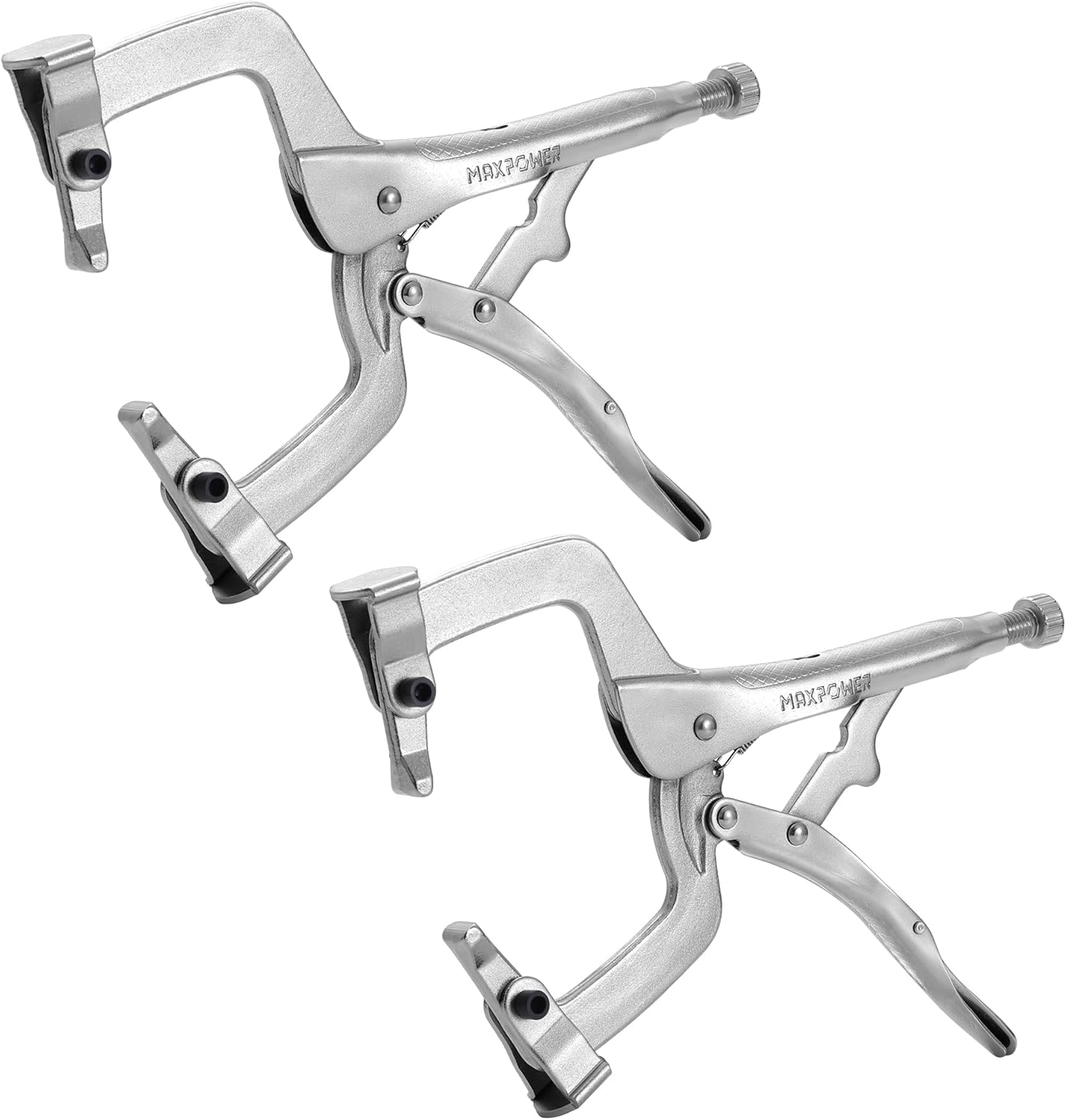 MAXPOWER 11-Inch C Clamp Locking Pliers Set for Versatile Use