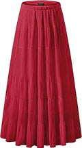 Elegant Women's Chiffon Maxi Skirt by NASHALYLY with High Waist Design