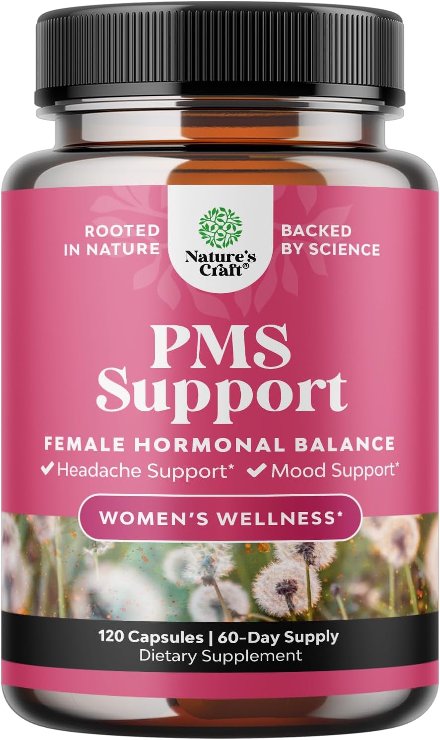 PMS Support Supplement for Women with DIM & Herbal Blend