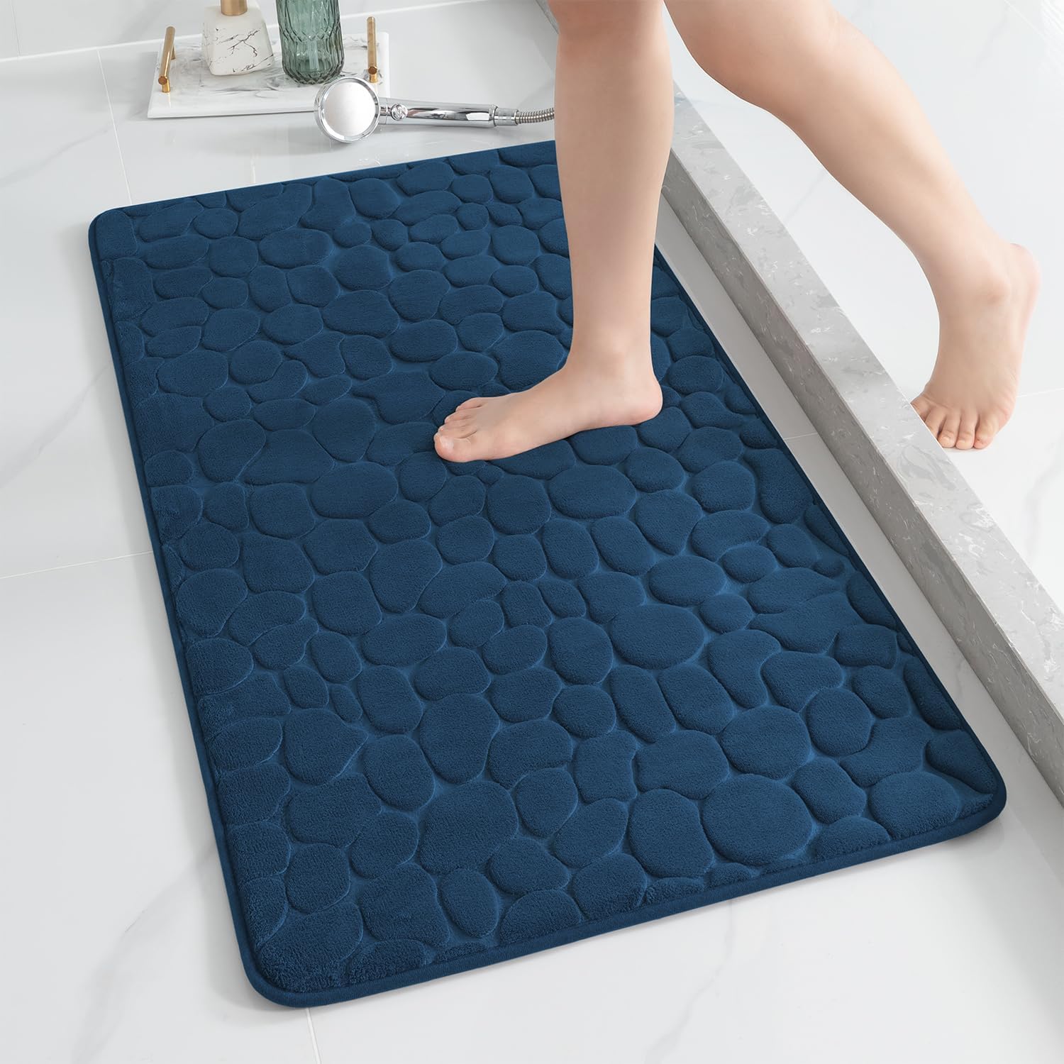 YIHOUSE Memory Foam Runner Rug for Bathroom and Hallway Use