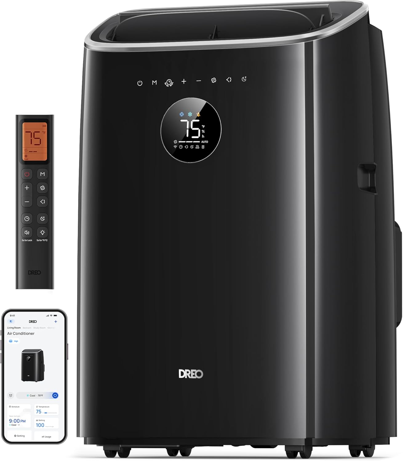 Dreo Portable Air Conditioner 10,000 BTU for Bedroom Cooling