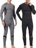 Men's Thermal Underwear Set Top & Long Johns - Warm Fleece Base Layer