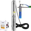 VEVOR Deep Well Submersible Pump 2HP 230V - High Flow & 427 ft Head
