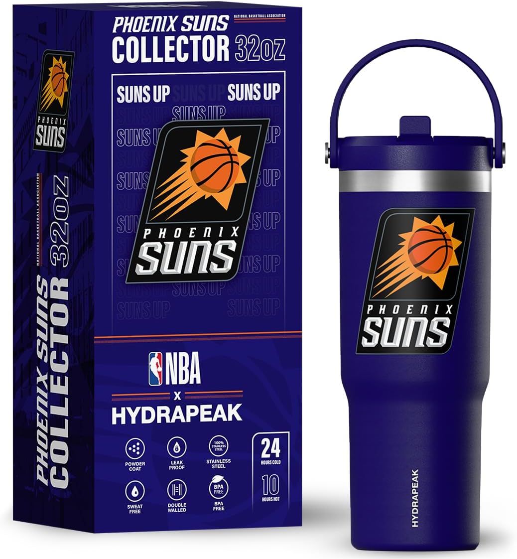 Hydrapeak 32oz Nomad Stainless Steel Tumbler for Phoenix Suns Fans