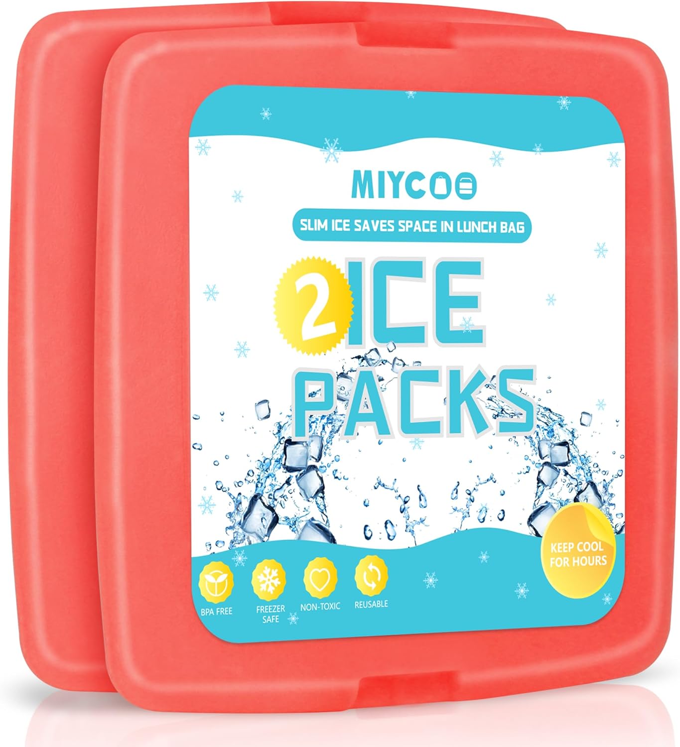 Quick-Freeze Lunch Ice Packs by MIYCOO