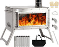 LEISU Portable Wood Burning Stove: Winter Camping Essential