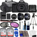 Canon EOS R50 Mirrorless Camera 3-Lens 39pc Bundle - Renewed