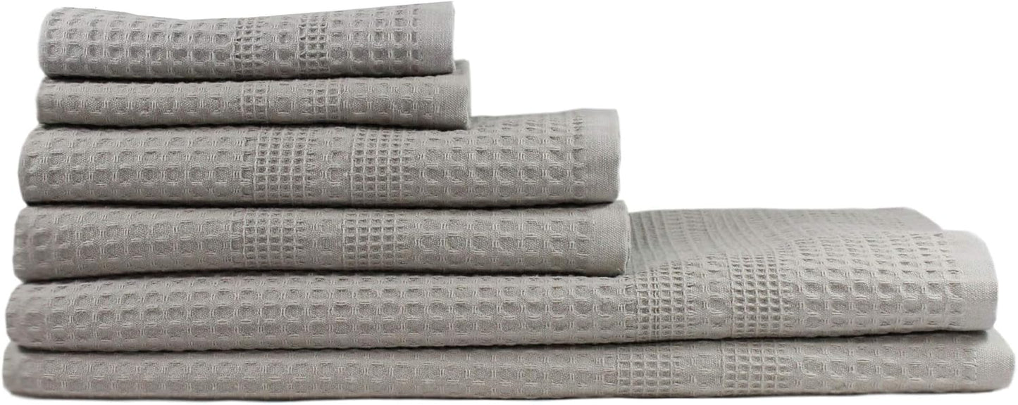GILDEN TREE Waffle Towel Set Quick Dry Thin for Everyday Use