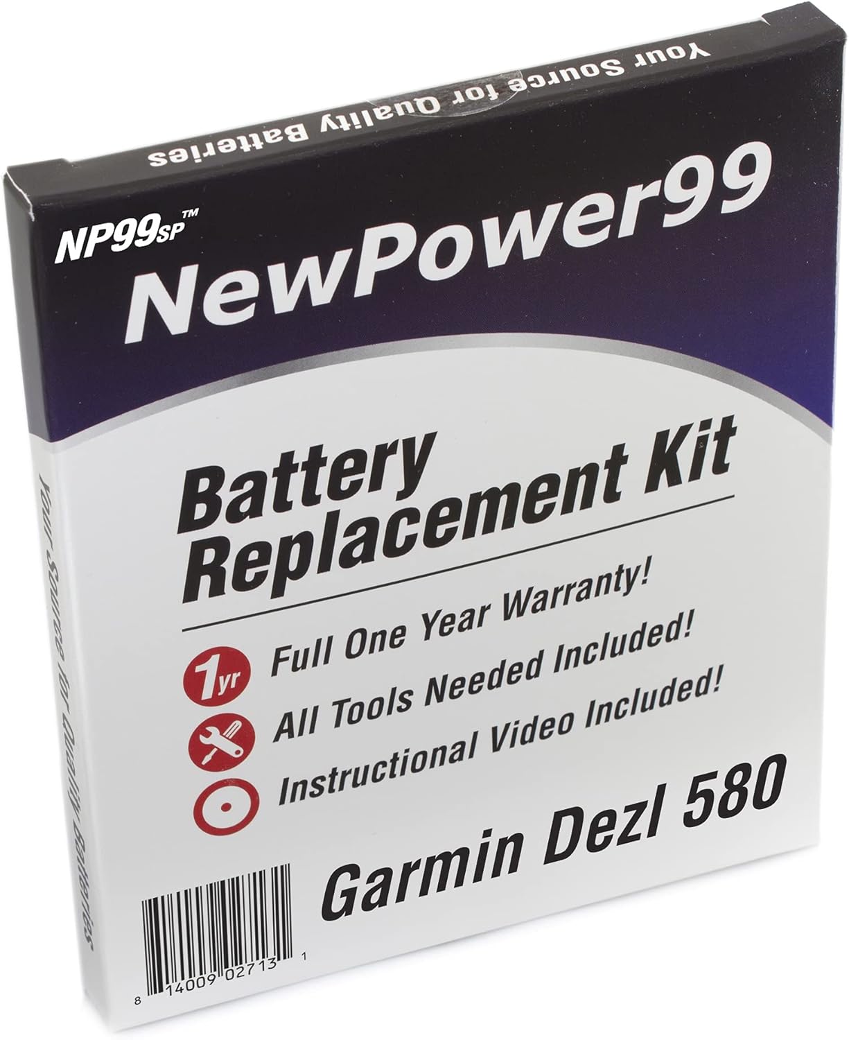 NP99sp Battery Replacement Kit for Garmin Dezl 580 and 580 LMT-S