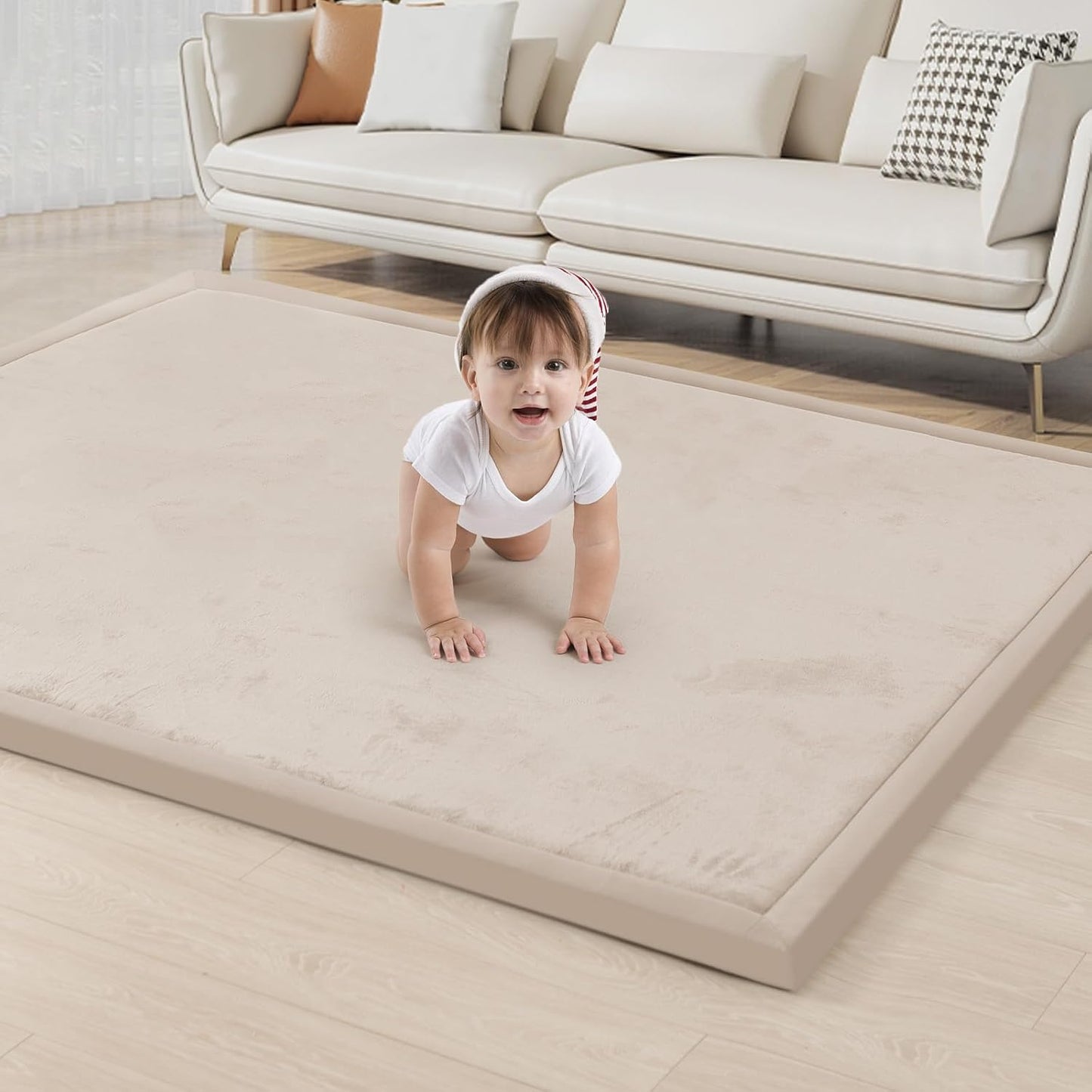 ACOMOPACK Baby Play Mat for Floor with Thick Memory Foam