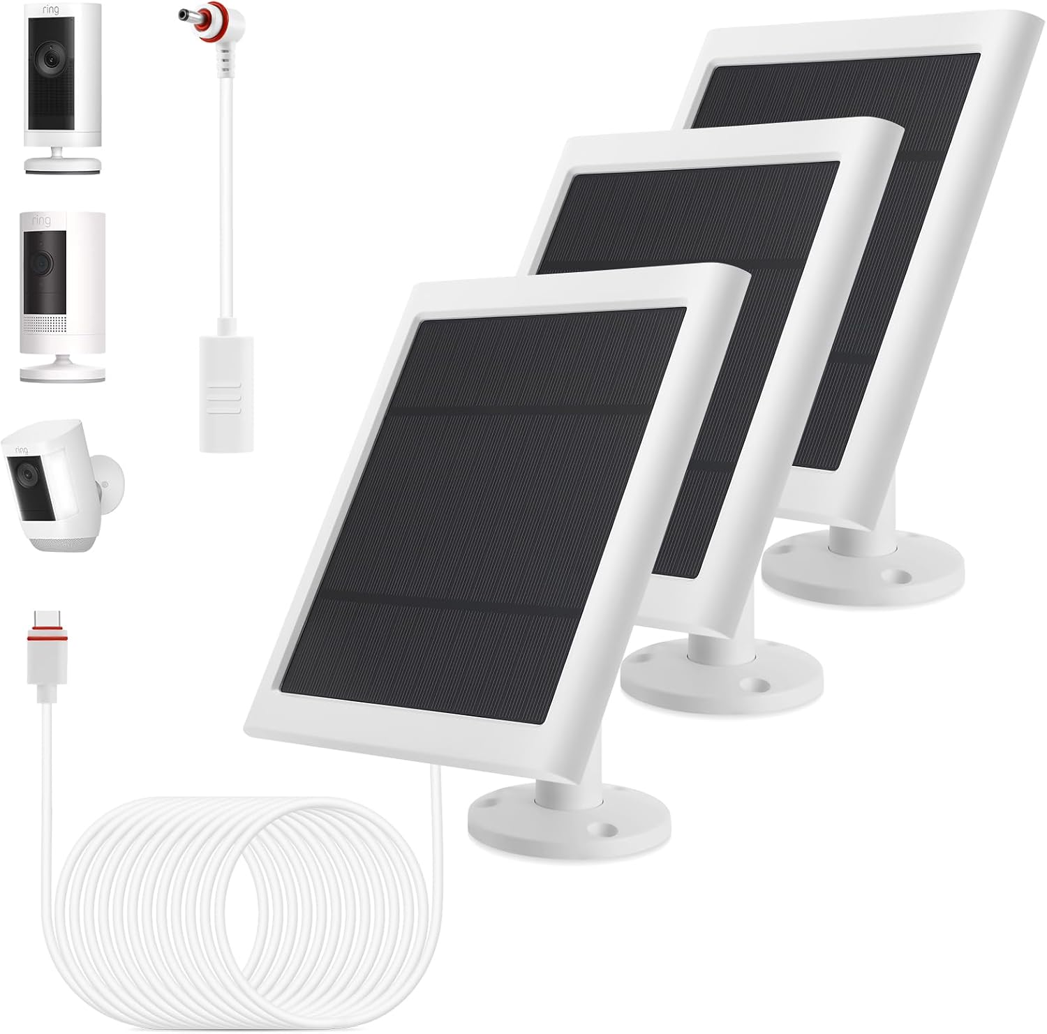Solar Panel for Ring Camera - Continuous Power Solution