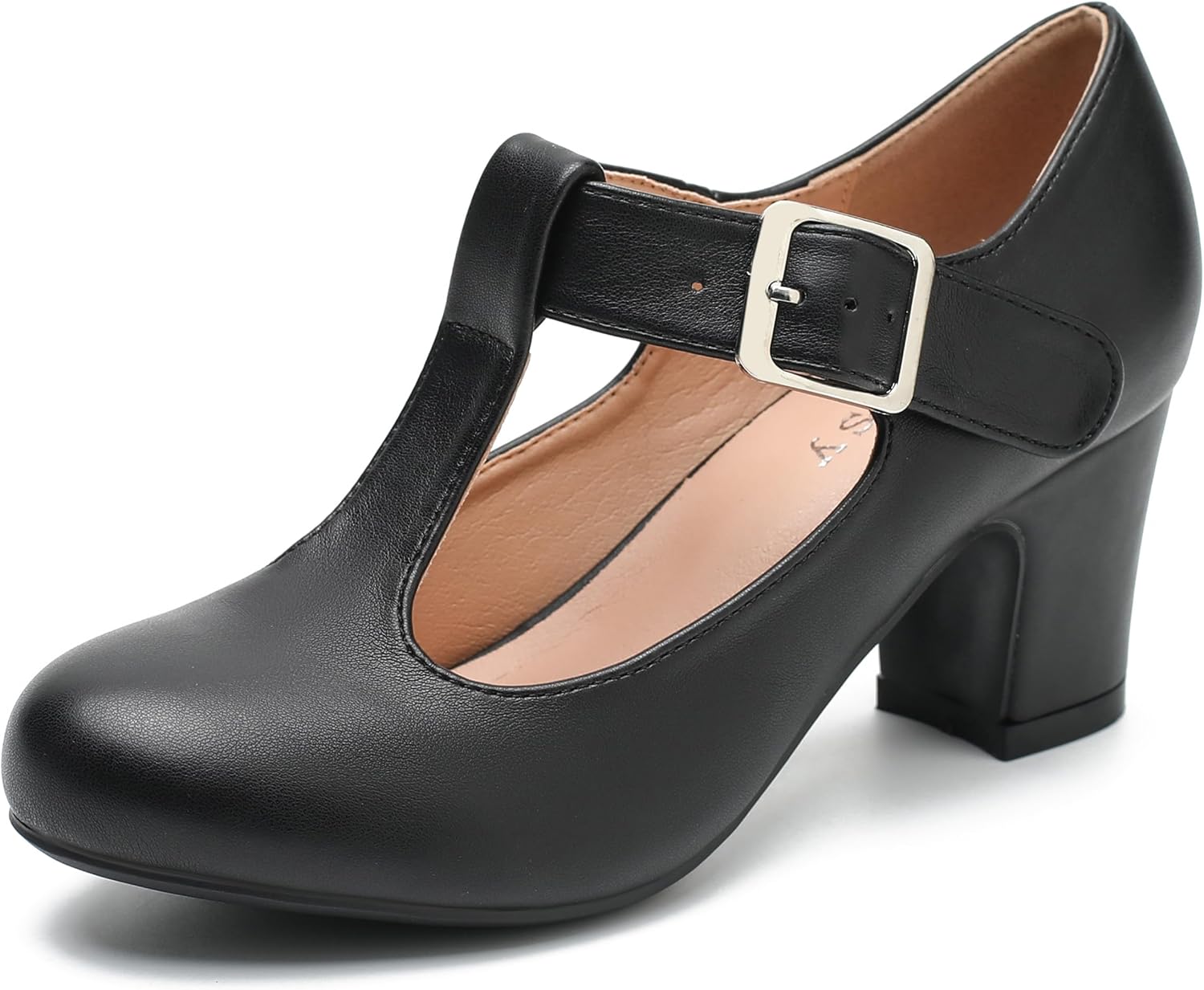 Stylish Women's T-Strap Mary Jane Pumps for Any Occasion