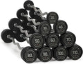 Durable Rubber Curl Barbells by Titan Fitness for Ultimate Workouts