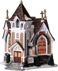 Lemax Christmas Village Little River Church Battery Operated LED
