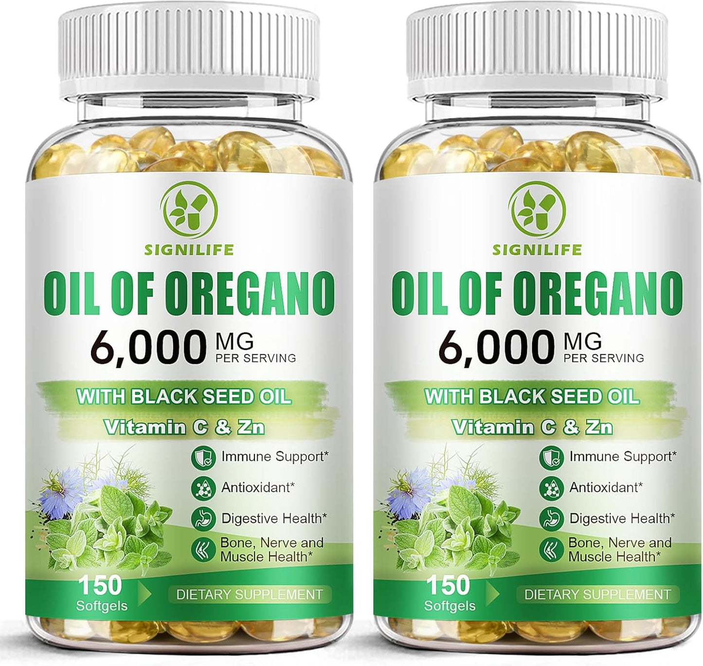 Oil of Oregano with Black Seed Oil for Immune Support