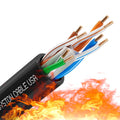 Cat6e Ethernet Internet Cable - 120 FT Plenum Rated CMP