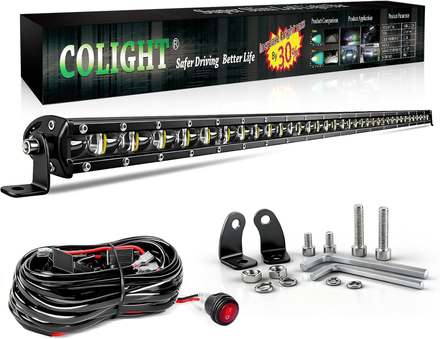 CO LIGHT 38 inch Slim LED Light Bar for Off Road Vehicles