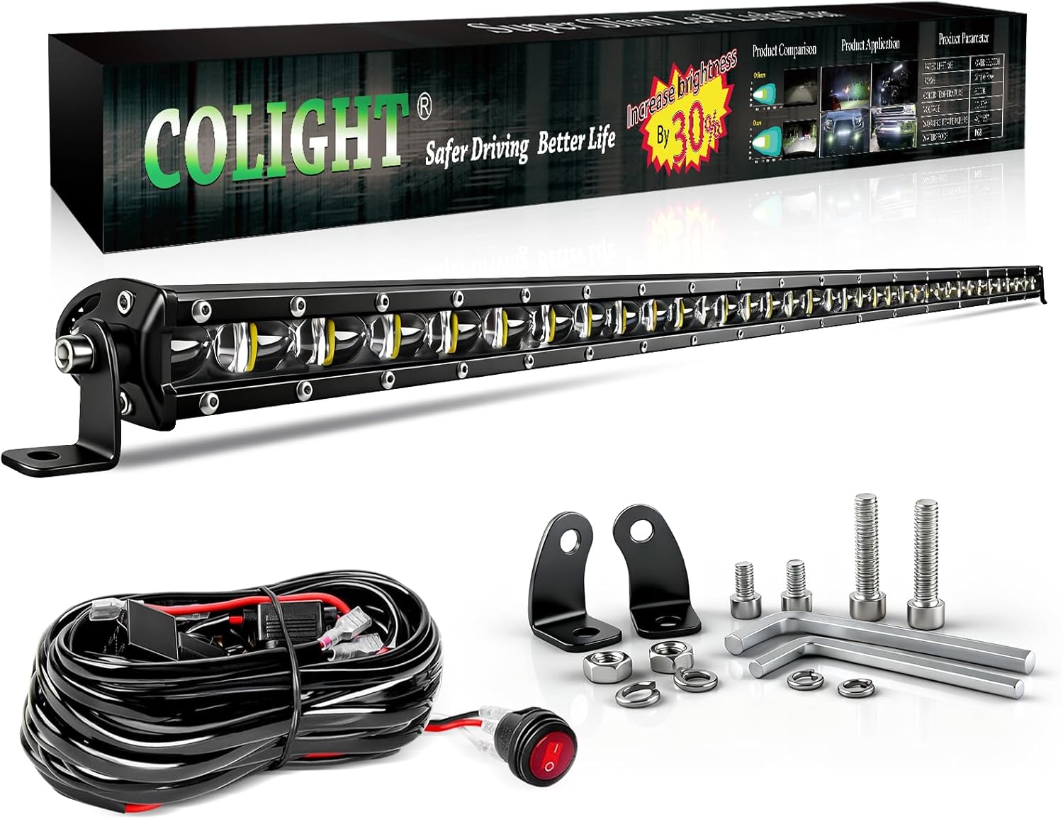 CO LIGHT 38 inch Slim LED Light Bar for Off Road Vehicles
