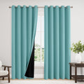 ChrisDowa 100% Blackout Curtains 60 x 84 in - Full Room Darkening