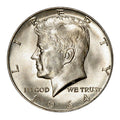 USA 1964 D JFK Kennedy Half Dollar 90% Silver Coin - Brilliant