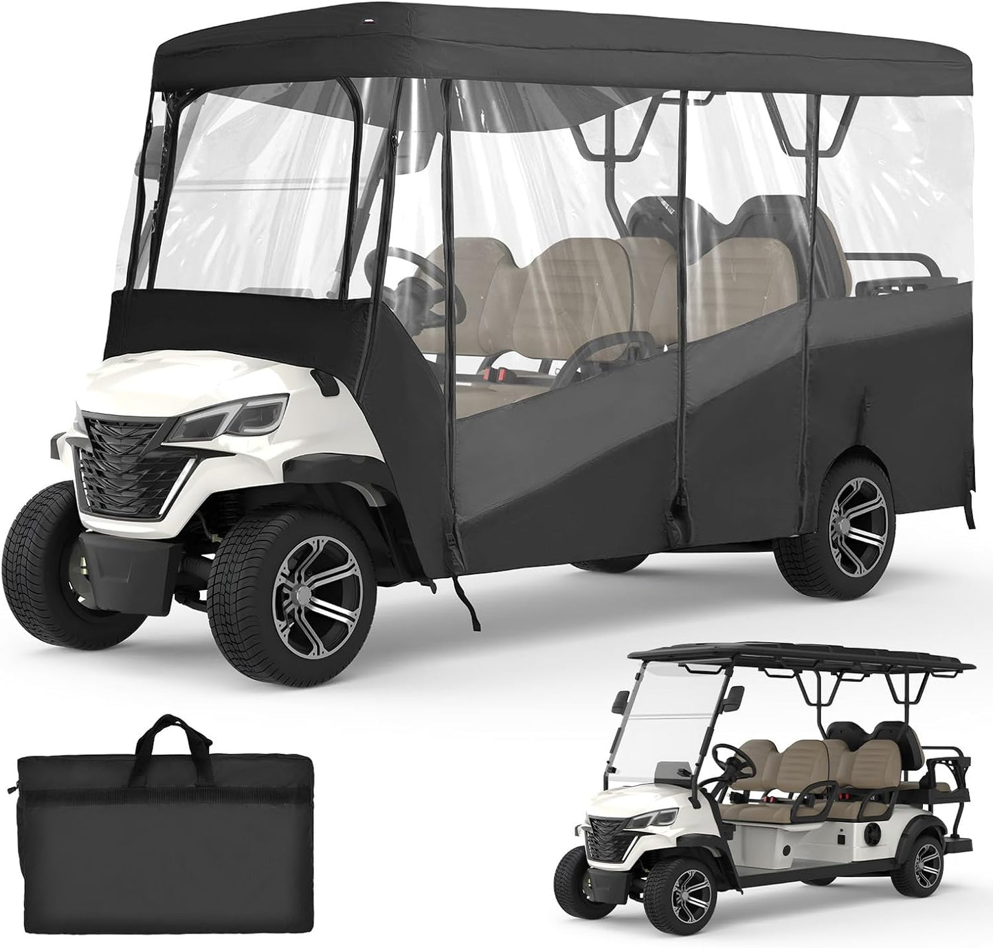 KEMIMOTO Golf Cart Enclosure for 4&6 Passenger Carts