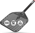 TKC Perforated Pizza Peel 12in Metal Pizza Turner - Lightweight