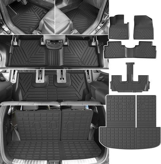 Premium 7&8 Floor Mat Compatible with Hyundai Palisade Cargo