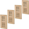 Homewell White Oak Floor Register 4x10 Flush Mount - 4 Pack