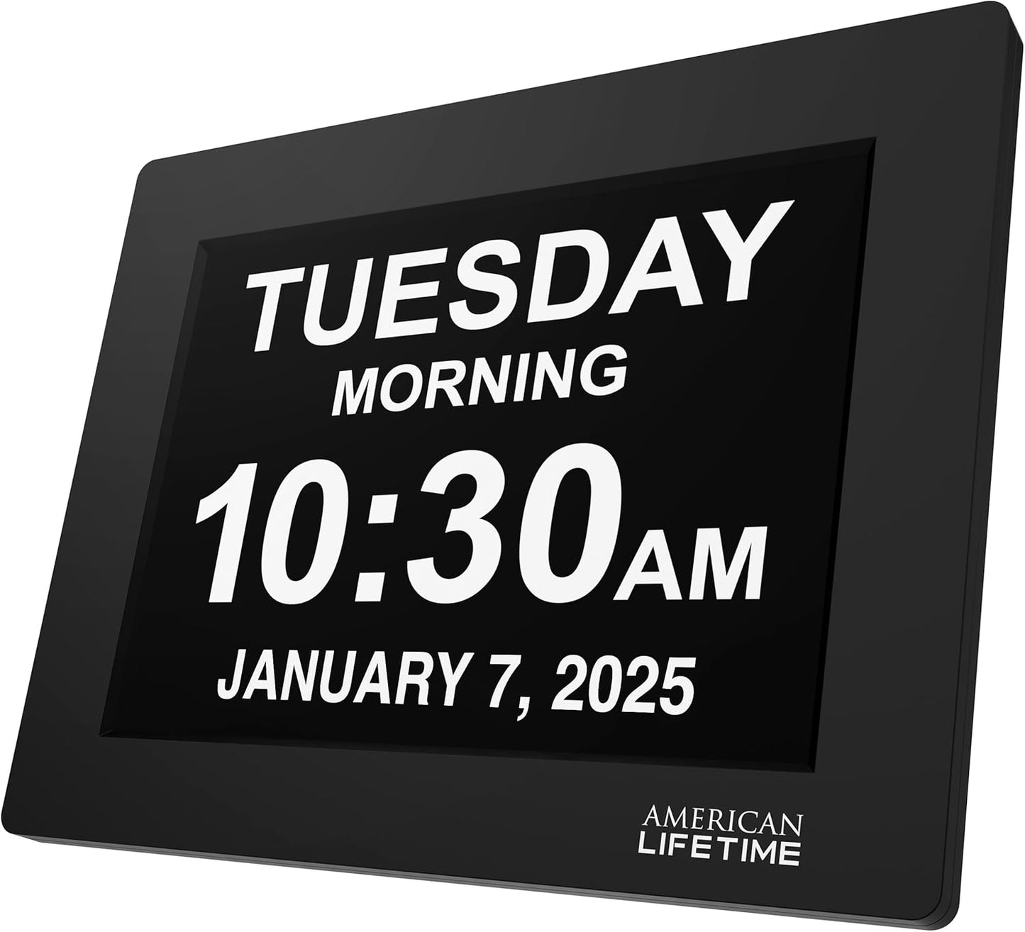 Large Digital Clock for Seniors with Custom Alarms and Display