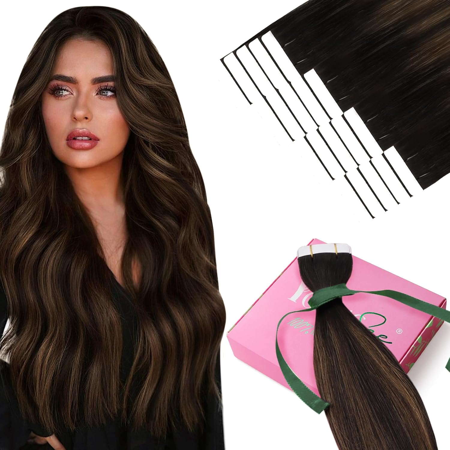 YoungSee Tape in Human Hair Extensions for Stunning Volume